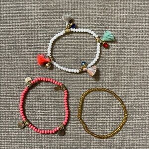 Colorful Beaded Bracelets Set